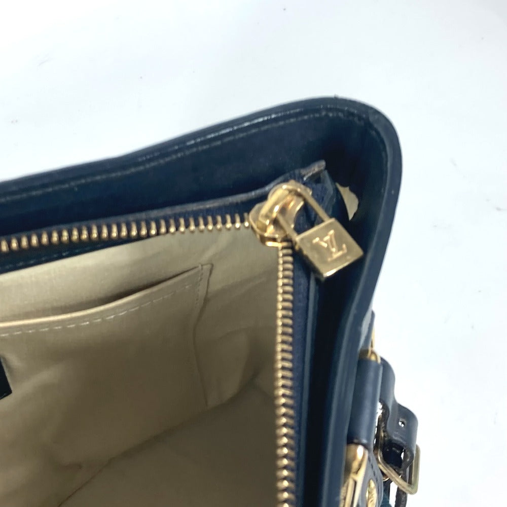 LOUIS VUITTON Handbag M92676 Monogram mini canvas Navy Monogram mini Lucille PM