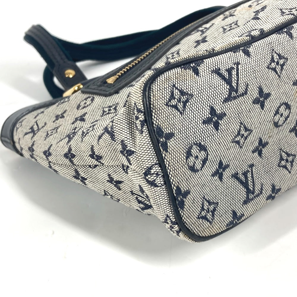 LOUIS VUITTON Handbag M92676 Monogram mini canvas Navy Monogram mini Lucille PM