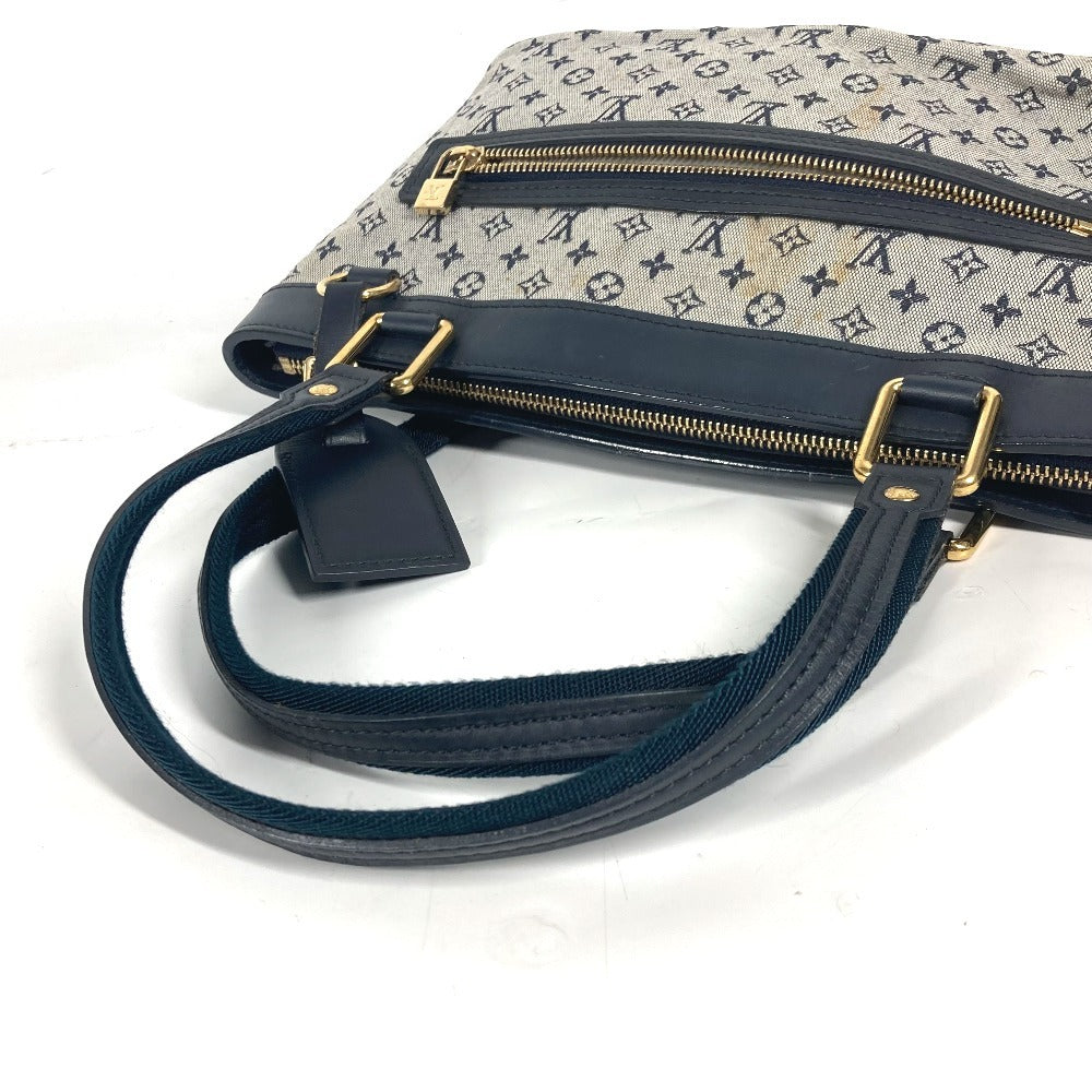 LOUIS VUITTON Handbag M92676 Monogram mini canvas Navy Monogram mini Lucille PM