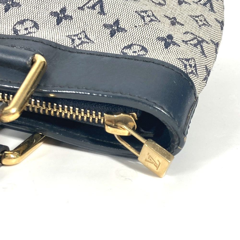 LOUIS VUITTON Handbag M92676 Monogram mini canvas Navy Monogram mini Lucille PM