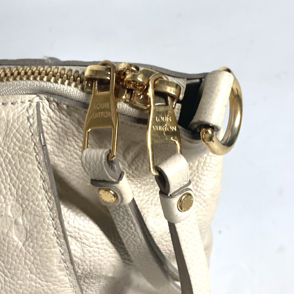 LOUIS VUITTON Shoulder Bag M93411 Monogram Ann Platt Leather white Monogram Ann Platt Remunize PM Women Used Authentic