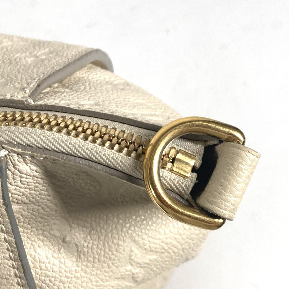 LOUIS VUITTON Shoulder Bag M93411 Monogram Ann Platt Leather white Monogram Ann Platt Remunize PM Women Used Authentic