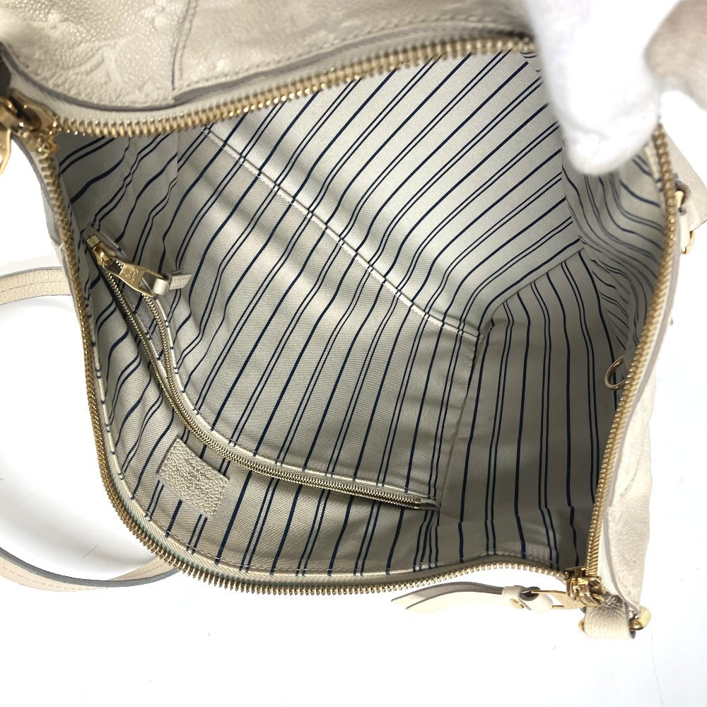 LOUIS VUITTON Shoulder Bag M93411 Monogram Ann Platt Leather white Monogram Ann Platt Remunize PM Women Used Authentic