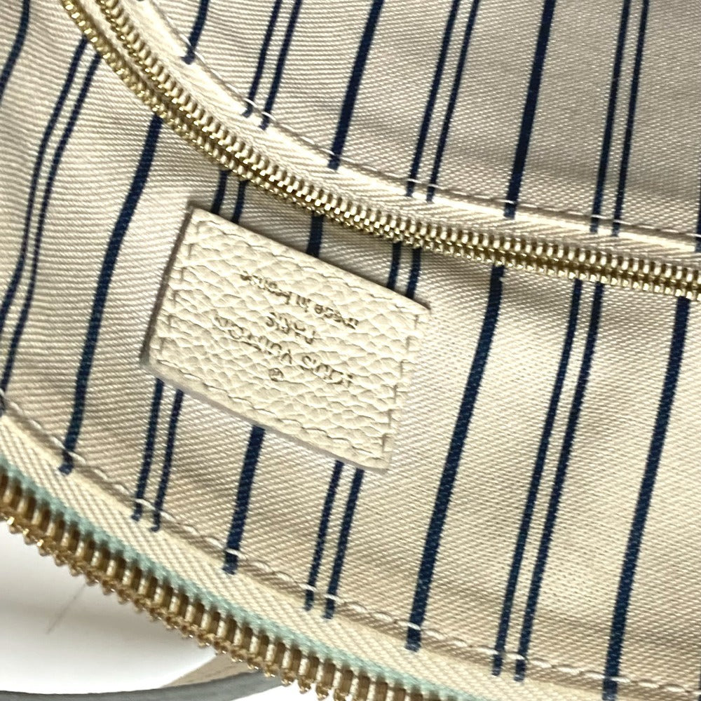LOUIS VUITTON Shoulder Bag M93411 Monogram Ann Platt Leather white Monogram Ann Platt Remunize PM Women Used Authentic