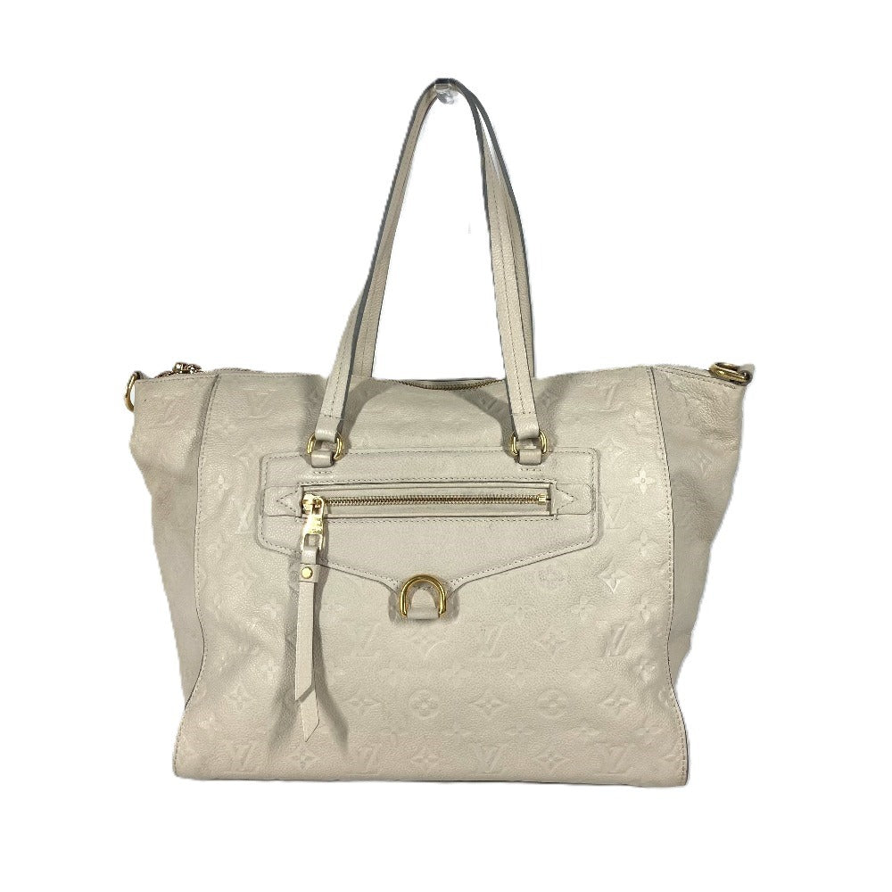 LOUIS VUITTON Shoulder Bag M93411 Monogram Ann Platt Leather white Monogram Ann Platt Remunize PM Women Used Authentic