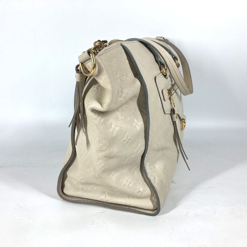 LOUIS VUITTON Shoulder Bag M93411 Monogram Ann Platt Leather white Monogram Ann Platt Remunize PM Women Used Authentic