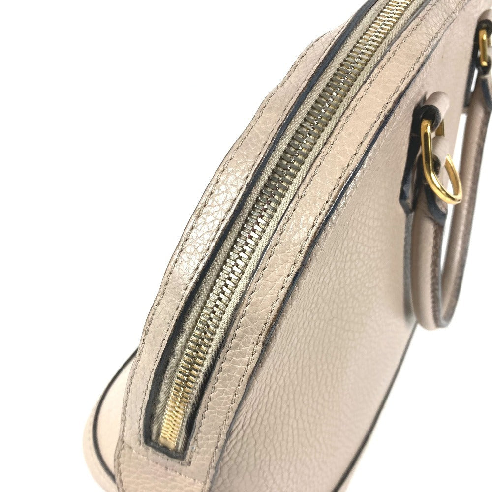 LOUIS VUITTON Handbag M48898 leather gray Parnasea Alma PM Women Used Authentic