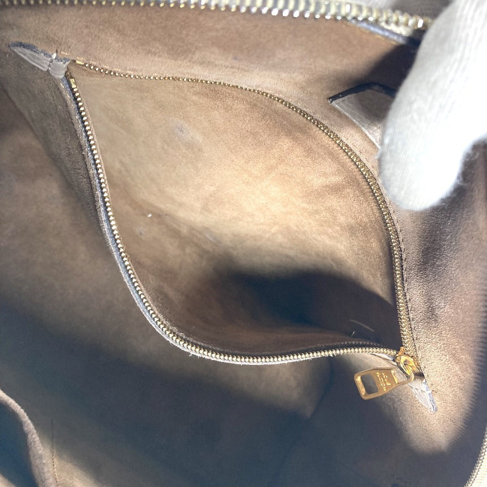 LOUIS VUITTON Handbag M48898 leather gray Parnasea Alma PM Women Used Authentic