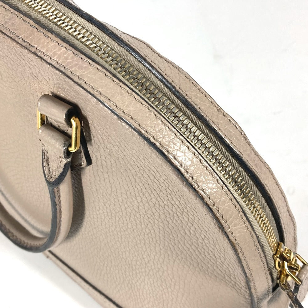 LOUIS VUITTON Handbag M48898 leather gray Parnasea Alma PM Women Used Authentic