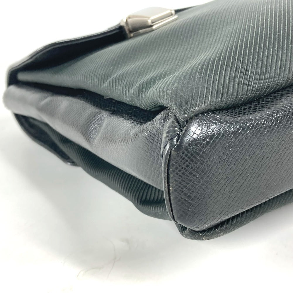 LOUIS VUITTON Shoulder Bag M30882 Nylon, Taiga Leather green Taiga Saratov GM Women Used Authentic