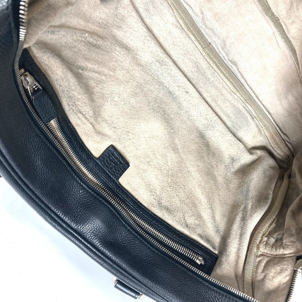 GUCCI Business bag 231850 leather black 2WAY Bag Shoulder Bag Crossbody mens Used Authentic