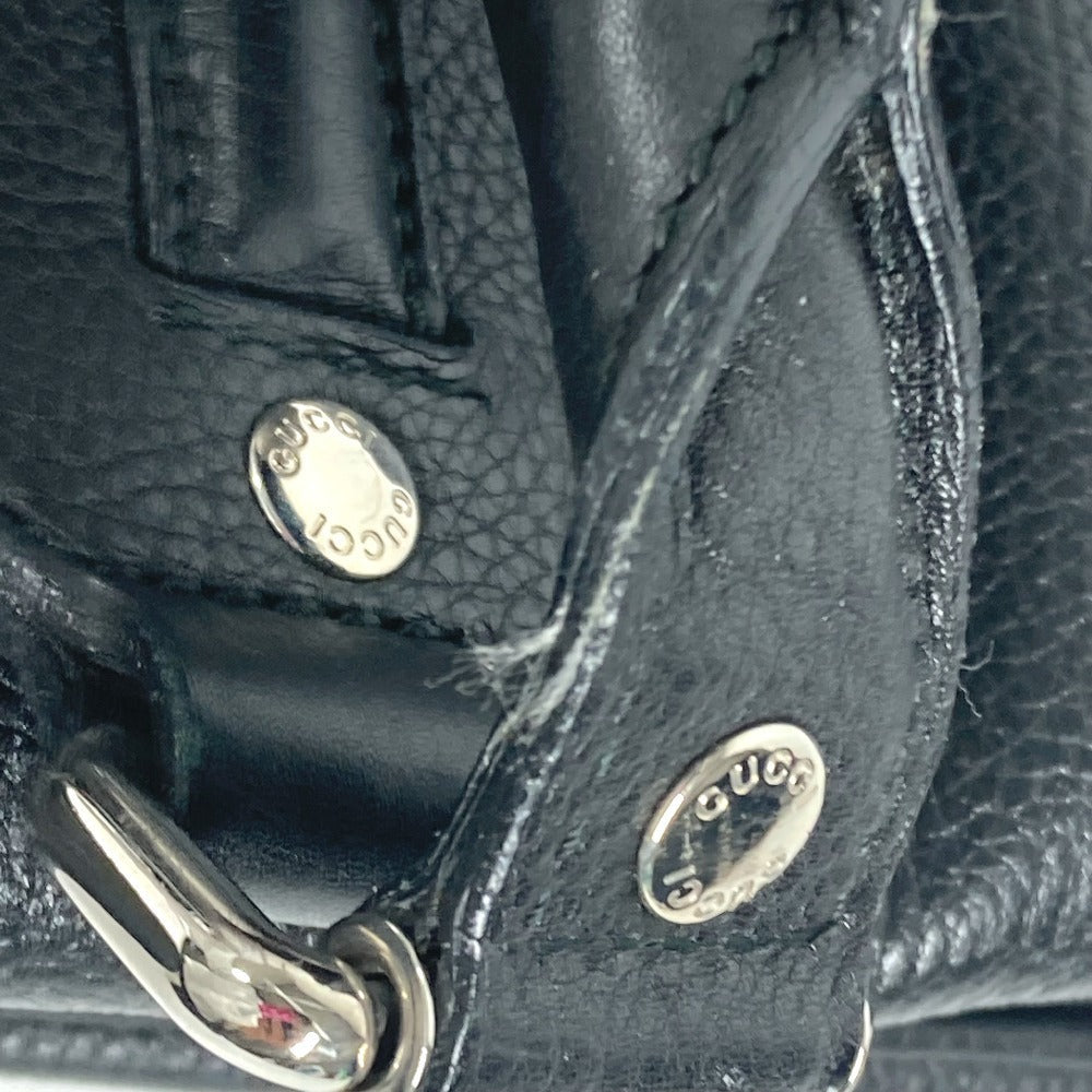 GUCCI Business bag 231850 leather black 2WAY Bag Shoulder Bag Crossbody mens Used Authentic