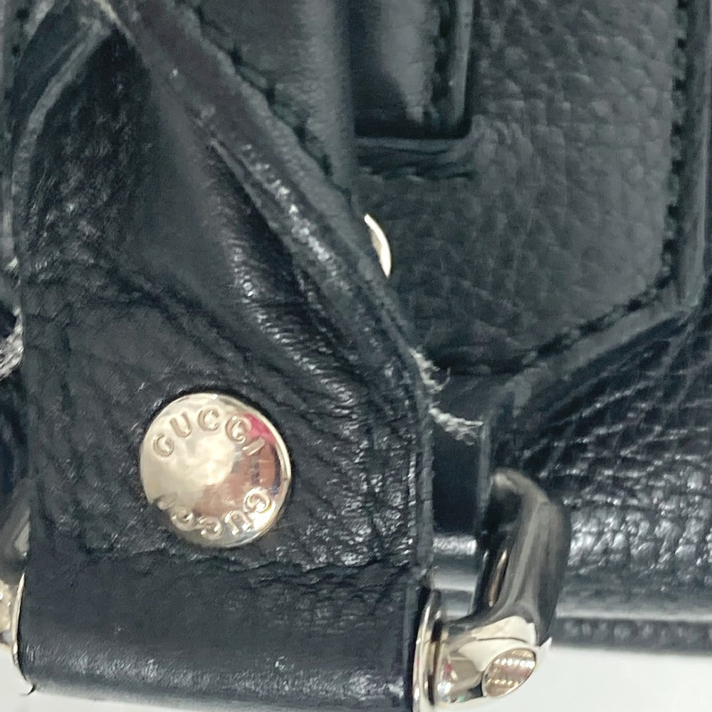 GUCCI Business bag 231850 leather black 2WAY Bag Shoulder Bag Crossbody mens Used Authentic