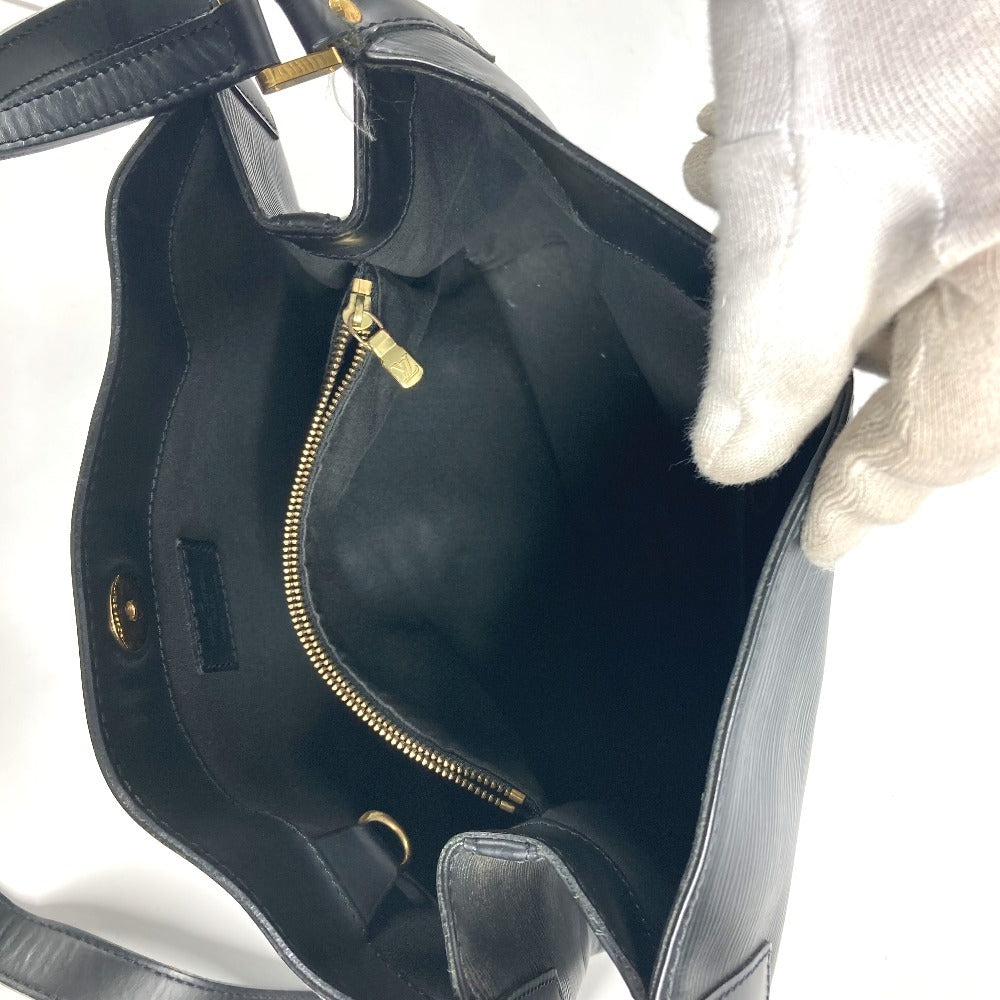 LOUIS VUITTON Shoulder Bag M58892 Epi Leather black Epi Mandala MM Women Used Authentic
