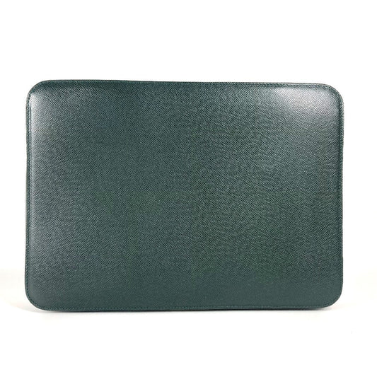 LOUIS VUITTON Business bag M30064 Taiga Leather green Taiga Baltic