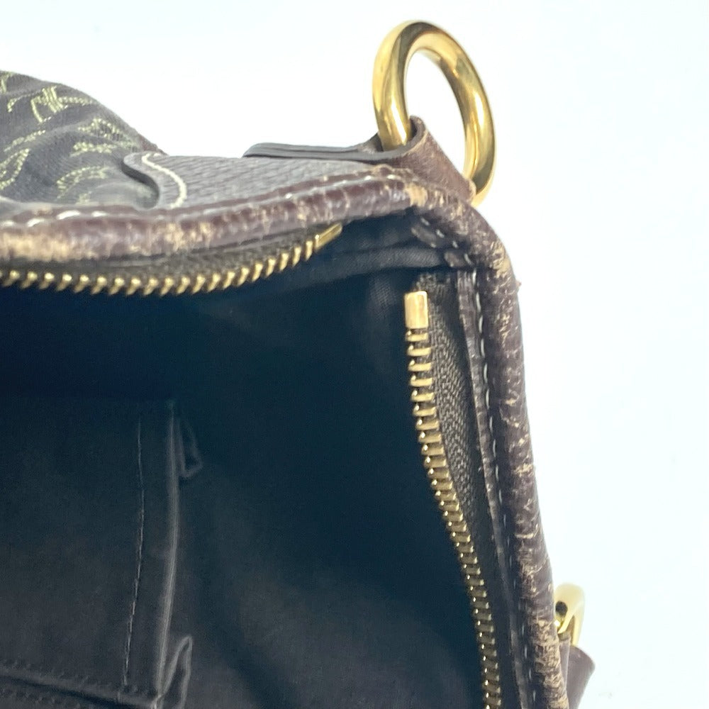 LOUIS VUITTON Shoulder Bag M95617 Monogram mini canvas Brown Monogram mini run Buzasu Anjoul Women Used Authentic