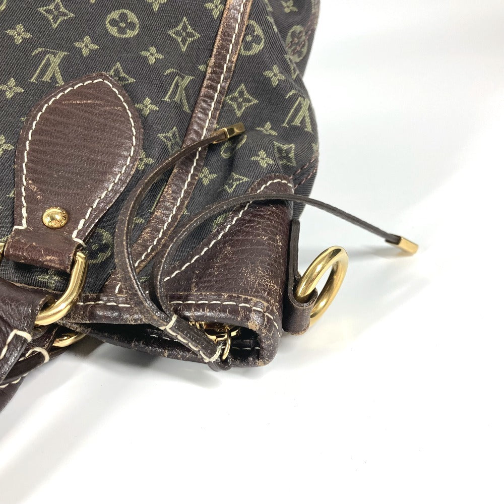 LOUIS VUITTON Shoulder Bag M95617 Monogram mini canvas Brown Monogram mini run Buzasu Anjoul Women Used Authentic