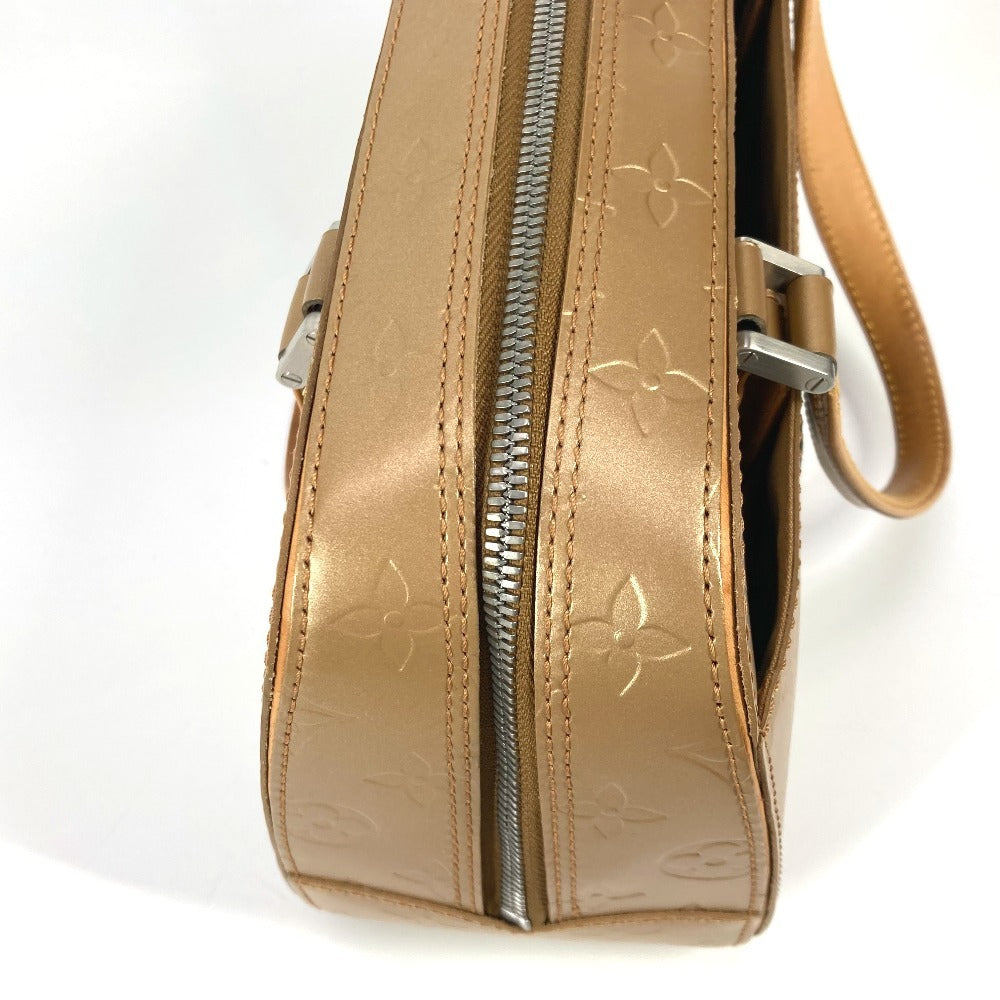LOUIS VUITTON Handbag M55177 Monogram mat leather beige Monogram mat Shelton Women Used Authentic