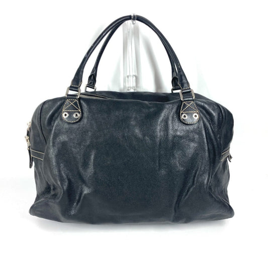 GUCCI Boston Duffel bag 201847 leather black hysteria logo unisex(Unisex) Used Authentic