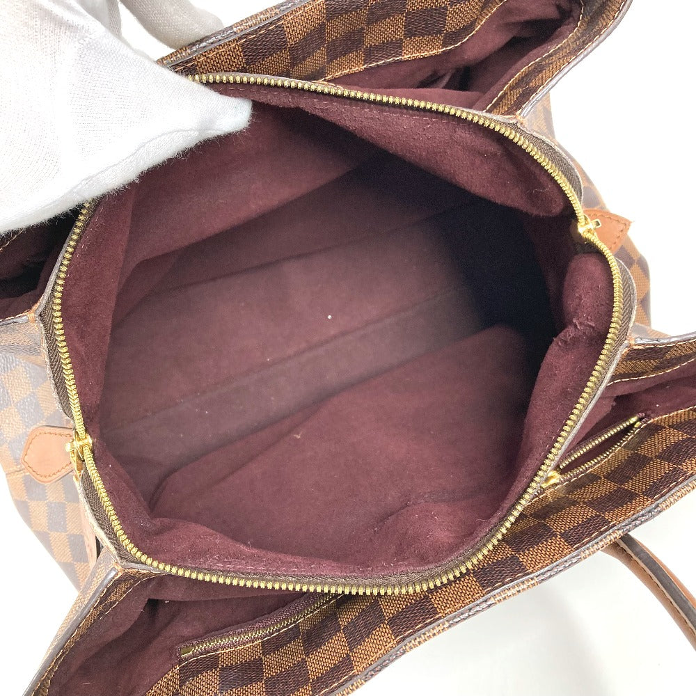 LOUIS VUITTON Handbag N41273 Damier canvas Brown Damier Ascot Women Used Authentic