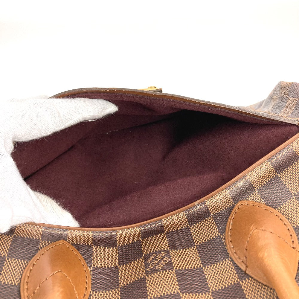 LOUIS VUITTON Handbag N41273 Damier canvas Brown Damier Ascot Women Used Authentic