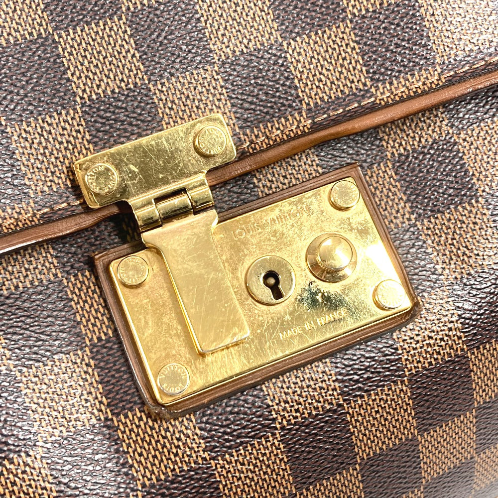 LOUIS VUITTON Handbag N41273 Damier canvas Brown Damier Ascot Women Used Authentic