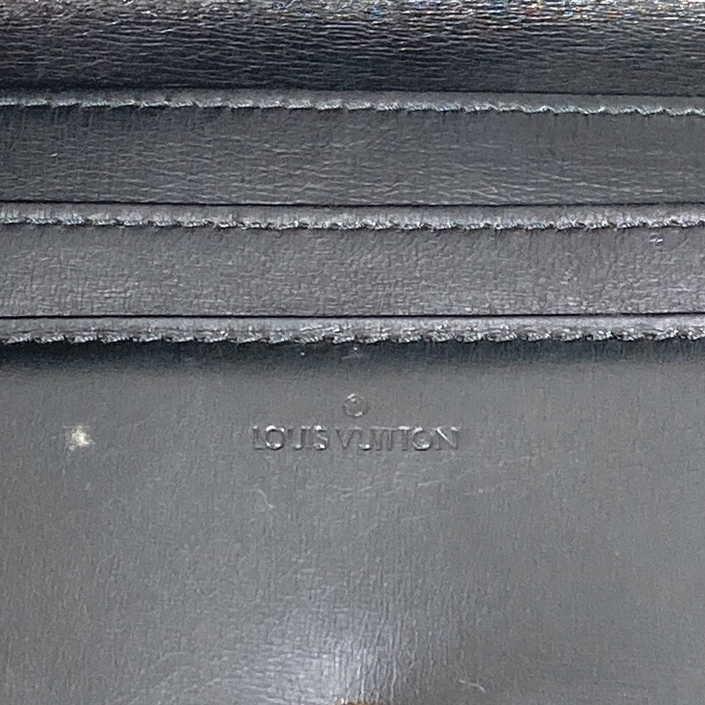 LOUIS VUITTON Clutch bag M63952 leather black Opera line Mycenae