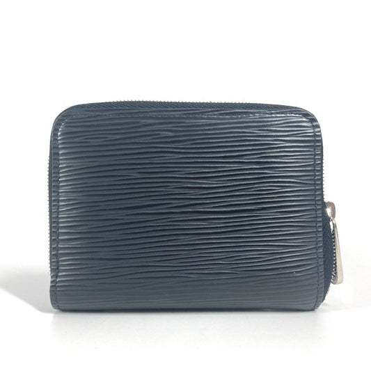 LOUIS VUITTON Coin case M60152 Epi Leather black Epi Zippy Coin Perth mens Used Authentic