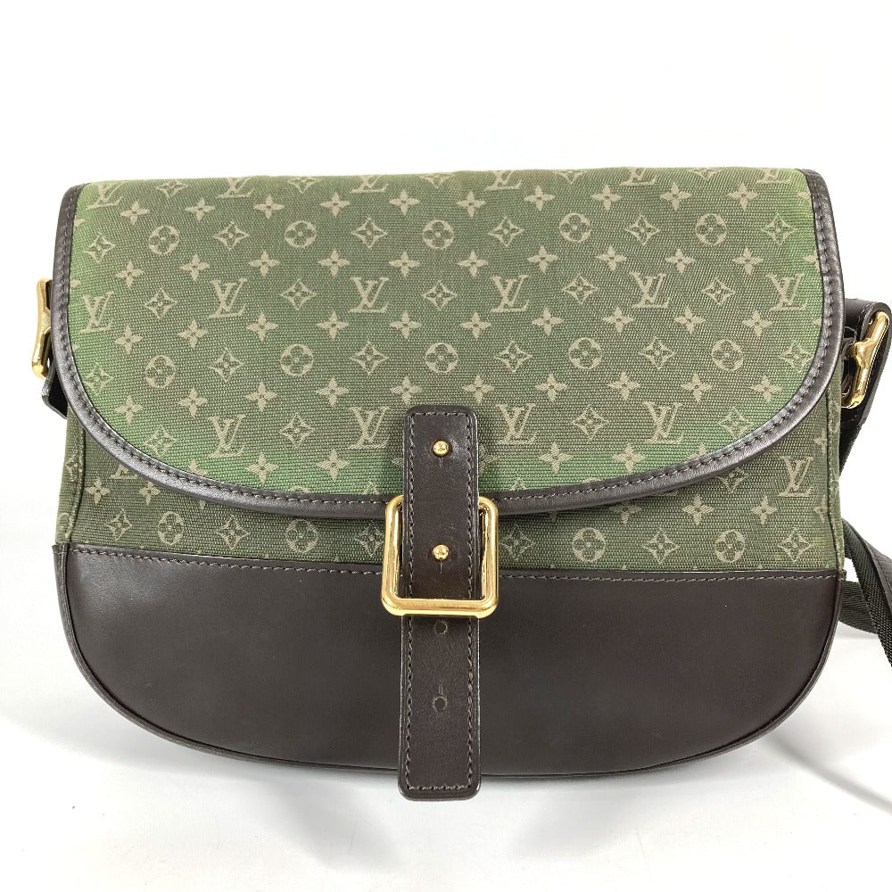 LOUIS VUITTON Shoulder Bag M92673 canvas khaki Monogram mini Belanger