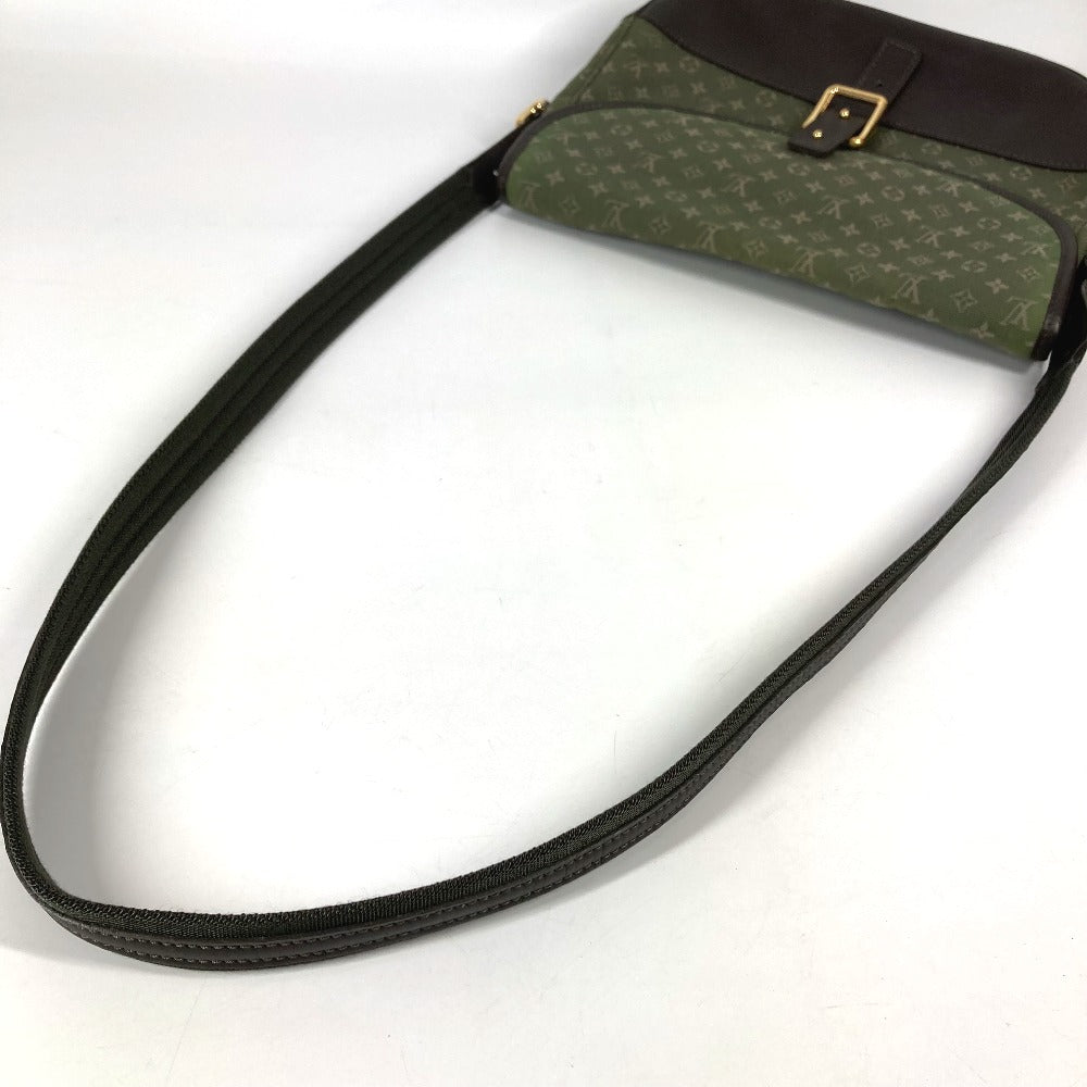 LOUIS VUITTON Shoulder Bag M92673 canvas khaki Monogram mini Belanger