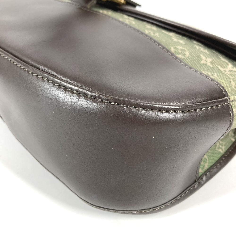 LOUIS VUITTON Shoulder Bag M92673 canvas khaki Monogram mini Belanger