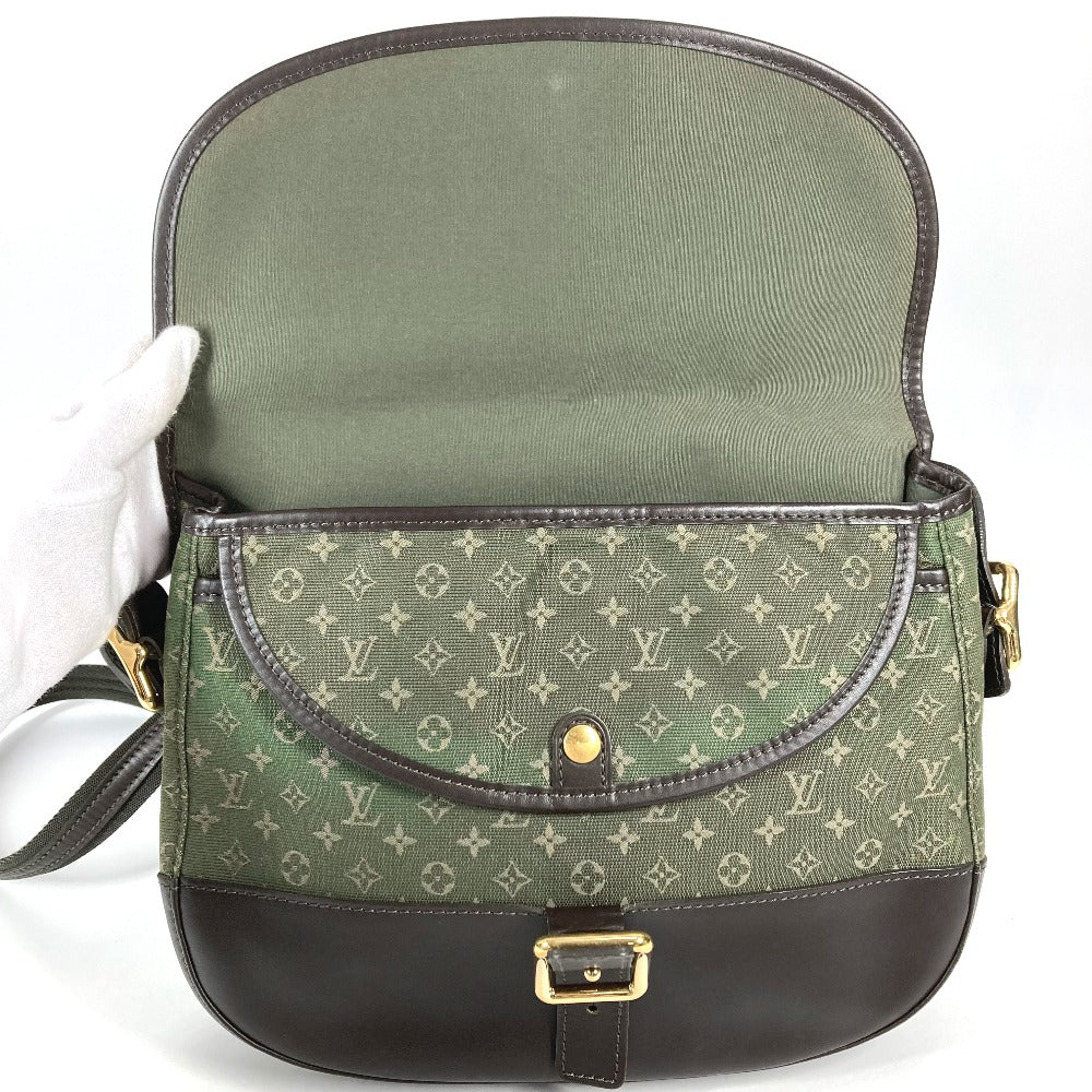 LOUIS VUITTON Shoulder Bag M92673 canvas khaki Monogram mini Belanger