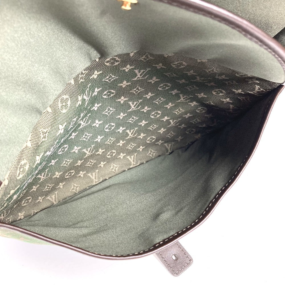 LOUIS VUITTON Shoulder Bag M92673 canvas khaki Monogram mini Belanger