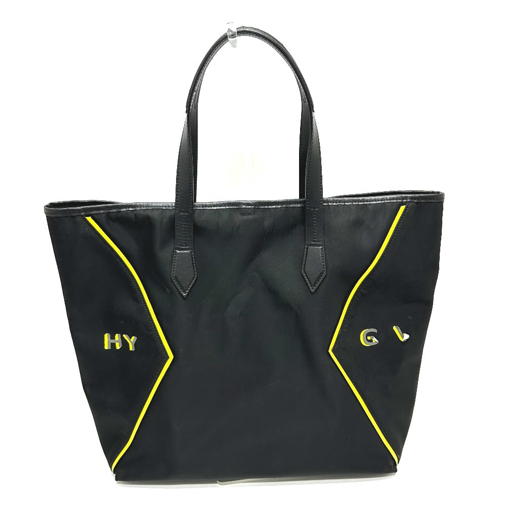 GIVENCHY Tote Bag Leather / nylon black logo