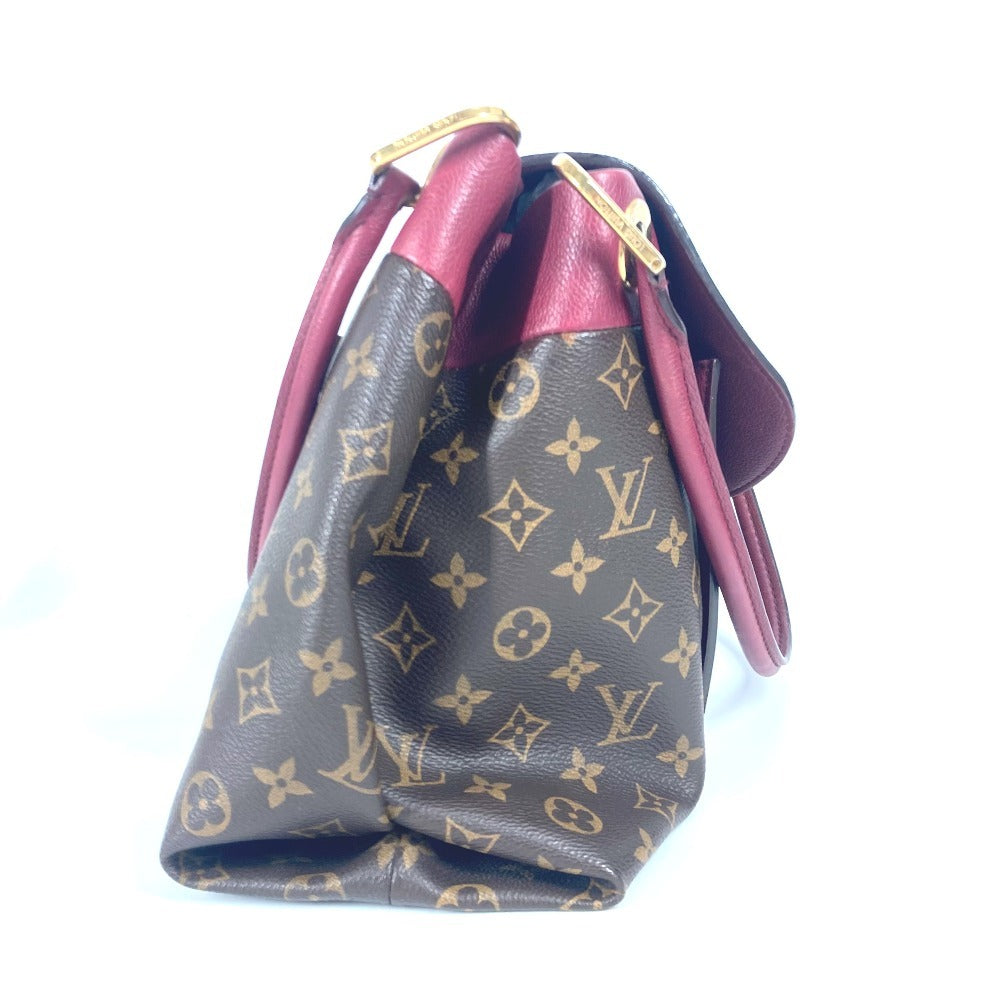 LOUIS VUITTON Shoulder Bag M40816 Monogram canvas purple Monogram Olympe Aurore
