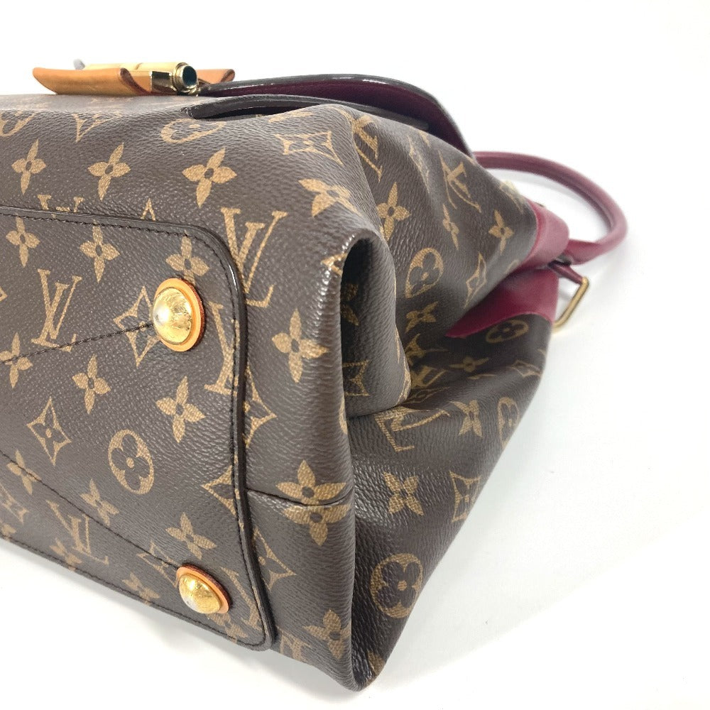 LOUIS VUITTON Shoulder Bag M40816 Monogram canvas purple Monogram Olympe Aurore