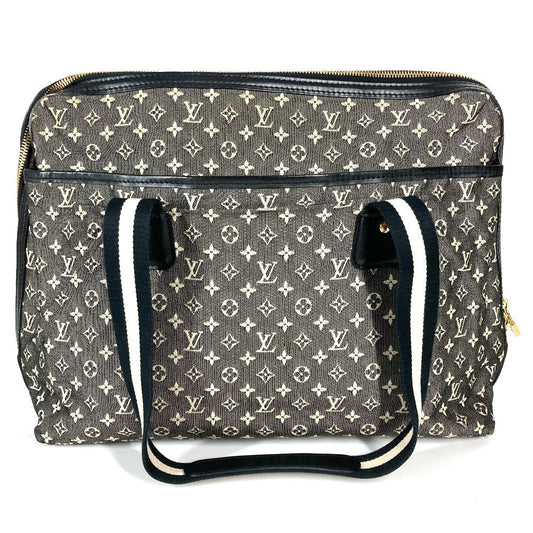 LOUIS VUITTON Handbag Monogram mini canvas Navy Monogram mini Hippo Marie Kate