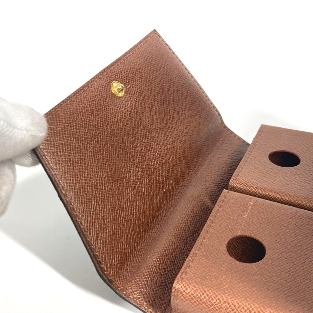 LOUIS VUITTON Pouch M58648 Monogram canvas Brown Monogram Playing card case unisex(Unisex) Used Authentic