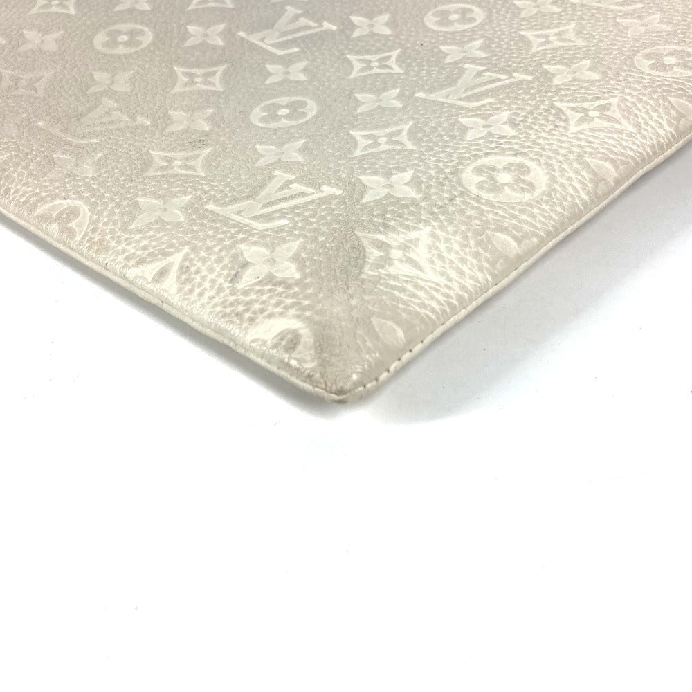 LOUIS VUITTON Clutch bag M67462 Taurillon Clemence Leather white Taurillon Clemence Monogram Pochette A4