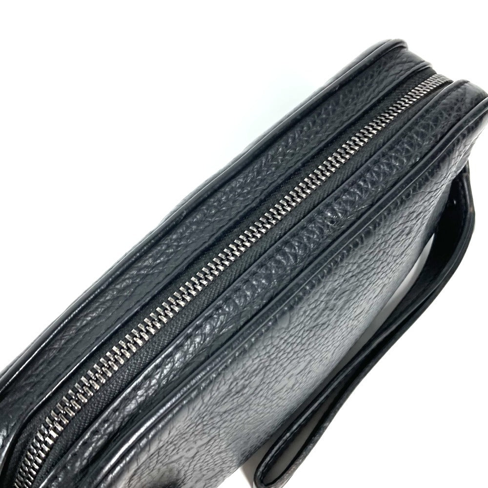 LOUIS VUITTON Clutch bag M55703 Taurillon Clemence Leather black Monogram Taurillon Clemence Chain Pochette Volga
