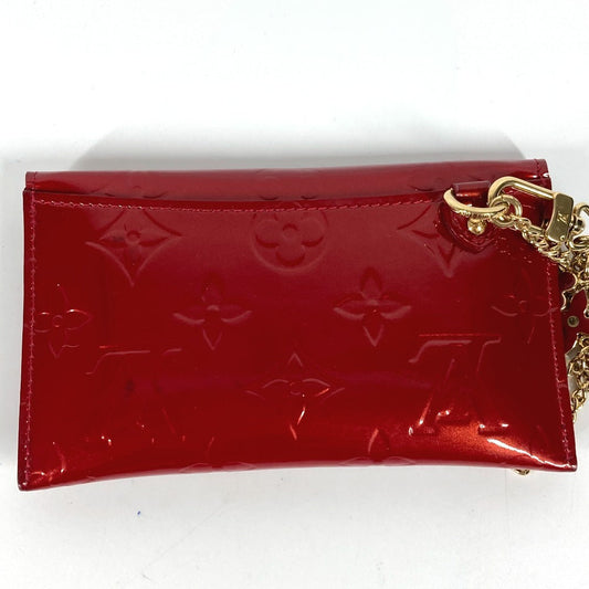 LOUIS VUITTON Coin case M91917 Monogram Vernis Canvas Red Monogram Vernis Unvelop Pratt