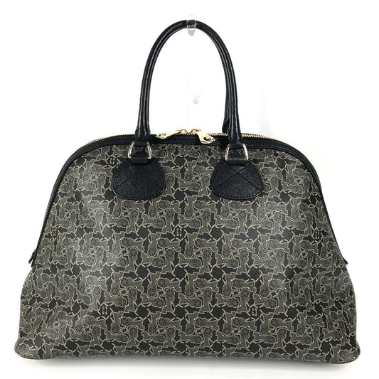 CELINE Handbag PVC / Leather black Sulky logo