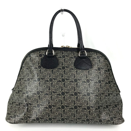 CELINE Handbag PVC / Leather black Sulky logo