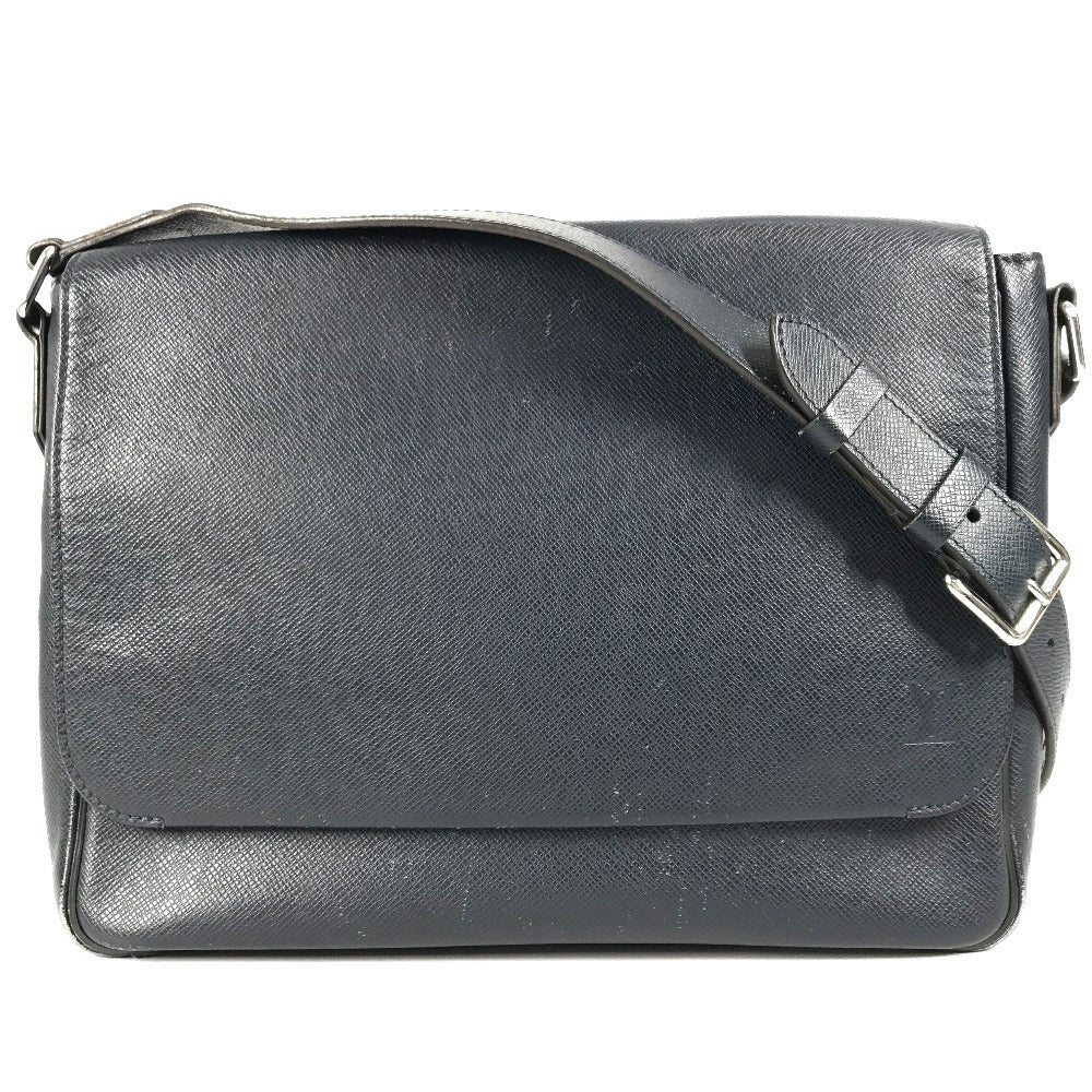 LOUIS VUITTON Shoulder Bag M32624 Taiga Leather Navy Taiga Roman MM