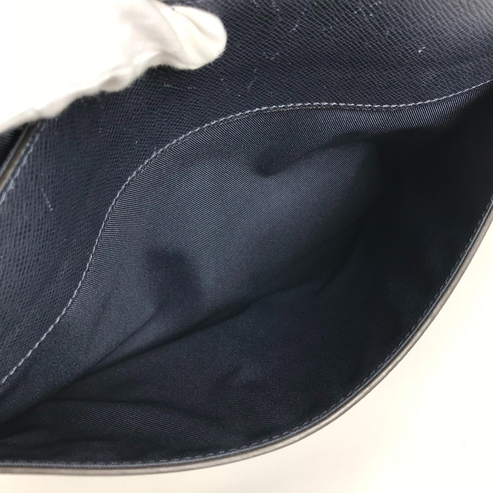 LOUIS VUITTON Shoulder Bag M32624 Taiga Leather Navy Taiga Roman MM