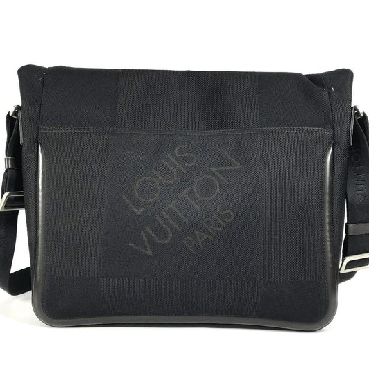 LOUIS VUITTON Shoulder Bag M93225 Damier Jean Canvas black Damier Jean Messager NM