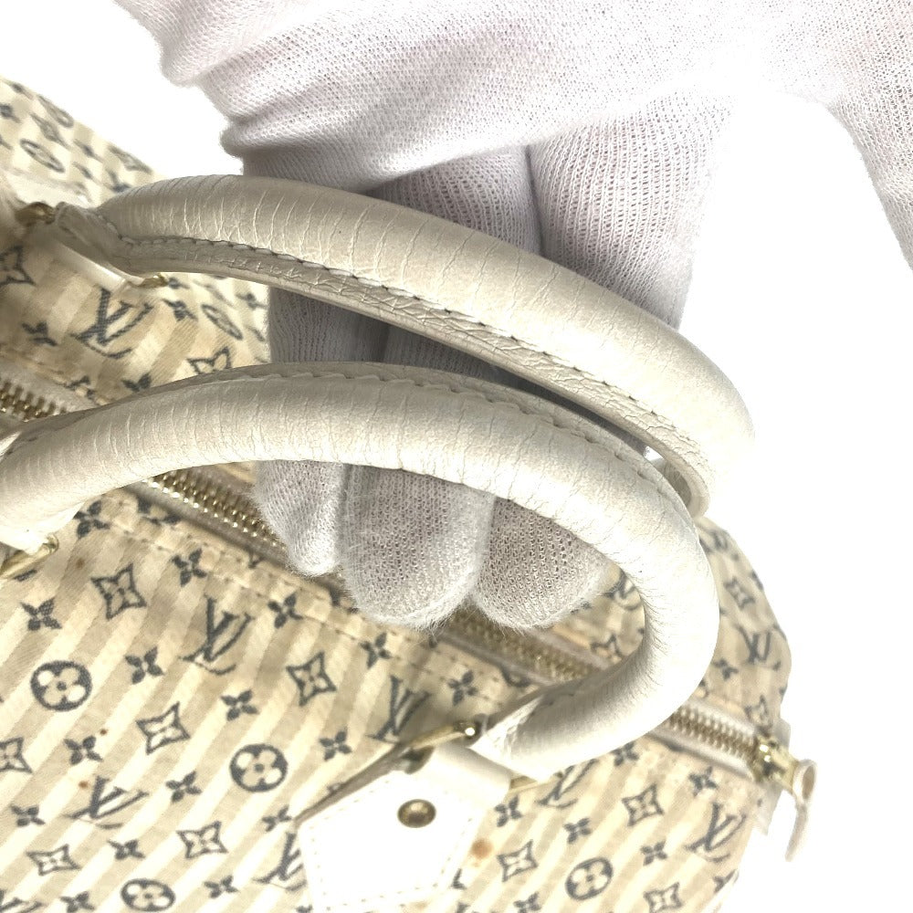 LOUIS VUITTON Handbag M95500 Monogram Mini-LinCanvas White type Monogram mini run Speedy 30