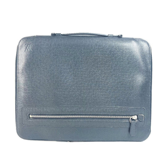 LOUIS VUITTON Clutch bag M32612 Taiga Leather black Taiga Vladimir