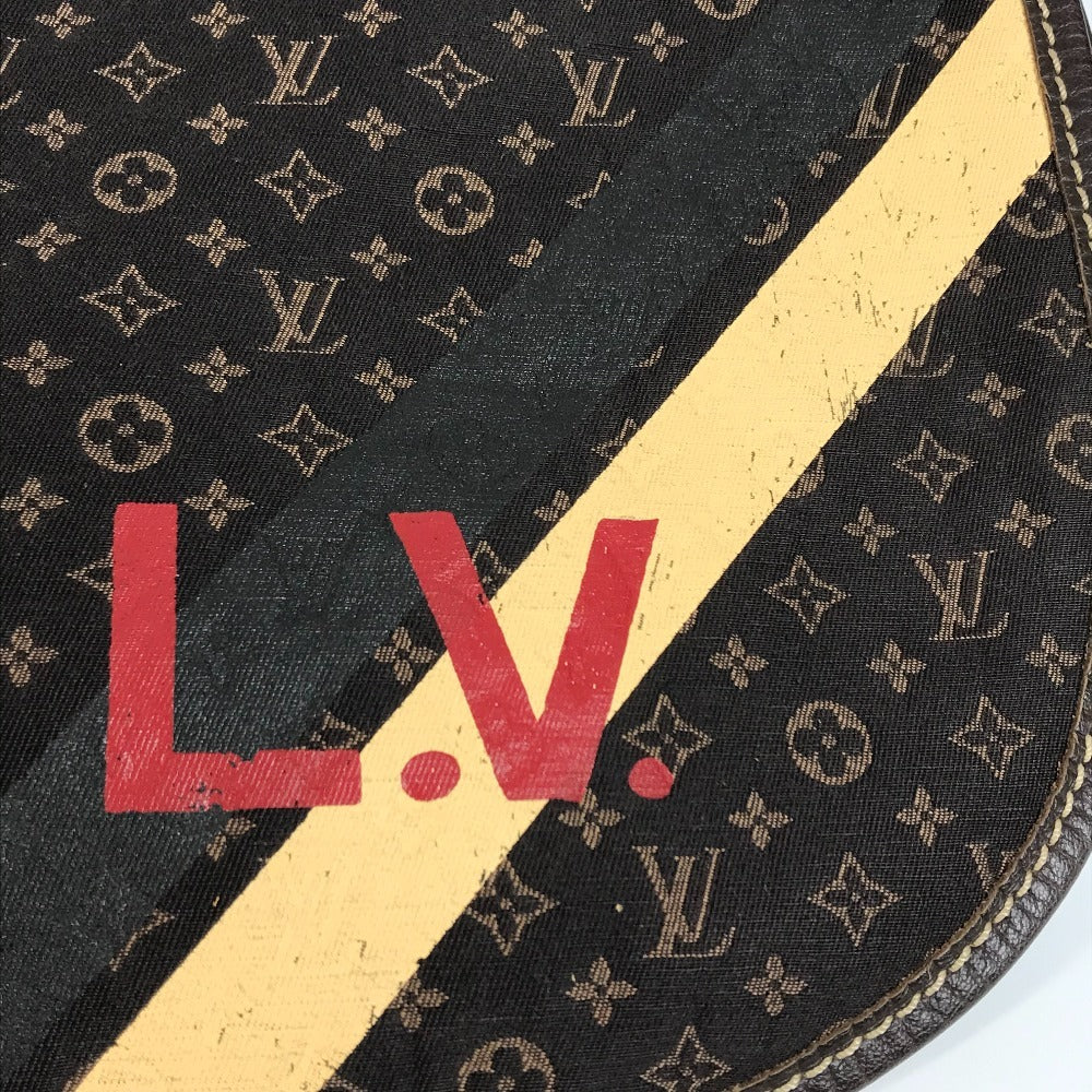 LOUIS VUITTON Shoulder Bag M40021 Monogram Mini-LinCanvas Brown Monogram mini run Aman