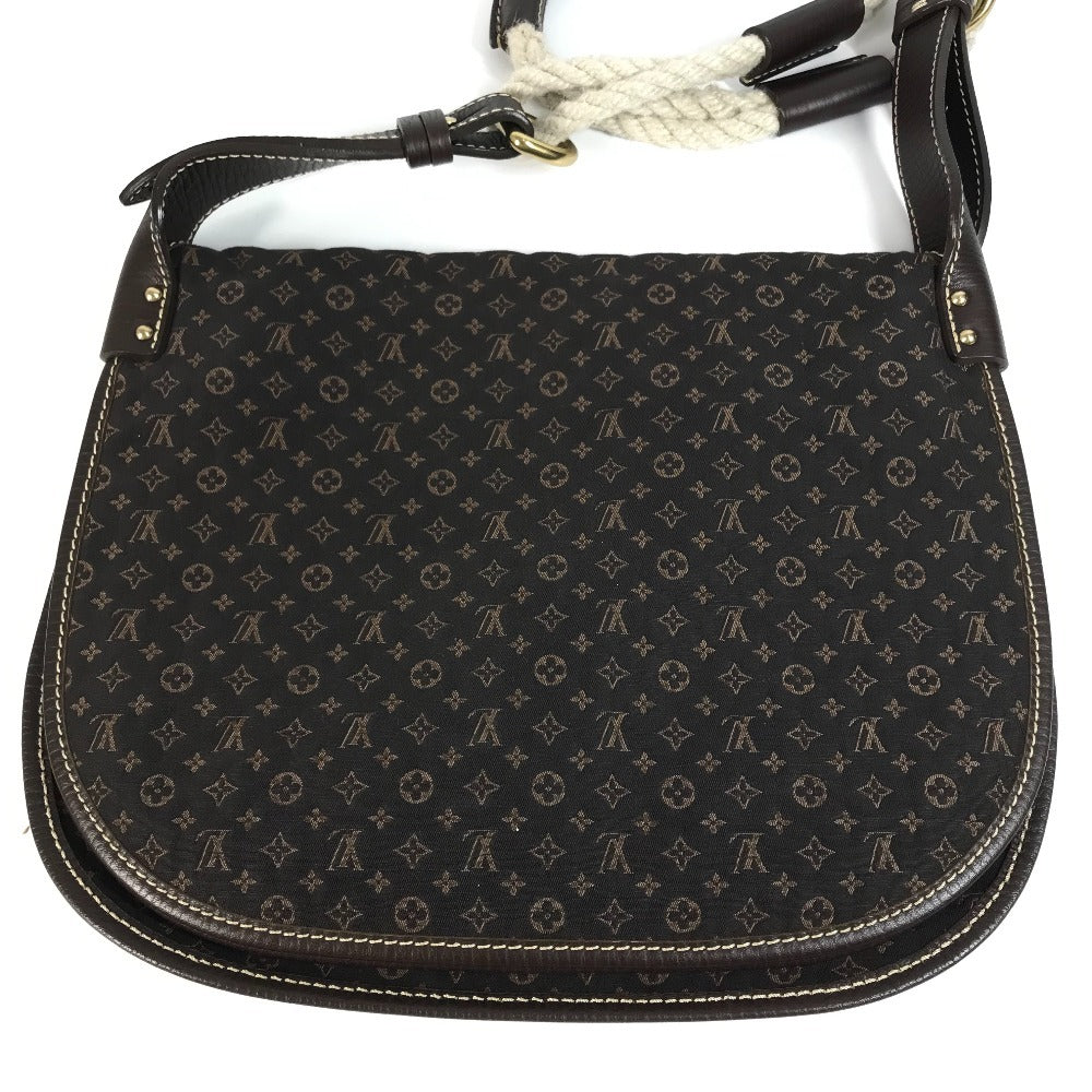 LOUIS VUITTON Shoulder Bag M40021 Monogram Mini-LinCanvas Brown Monogram mini run Aman